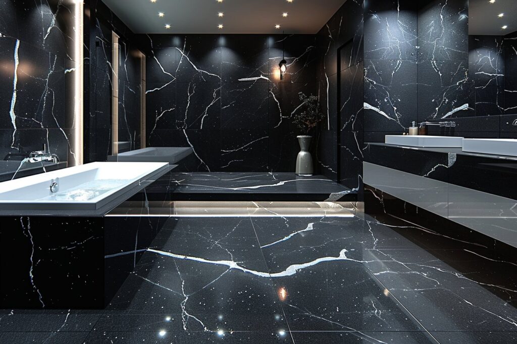 Guide d’achat : Trouver la salle de bain en marbre noir idéale pour votre maison