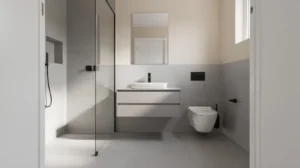 installation salle de bain 4m2