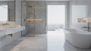 marbre salle de bains