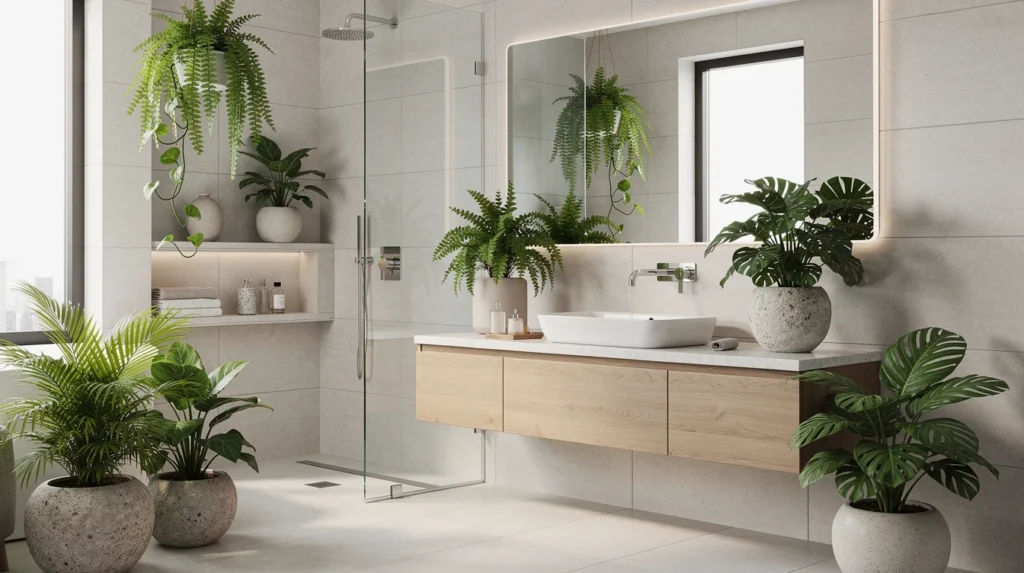 plantes pour salle de bain
