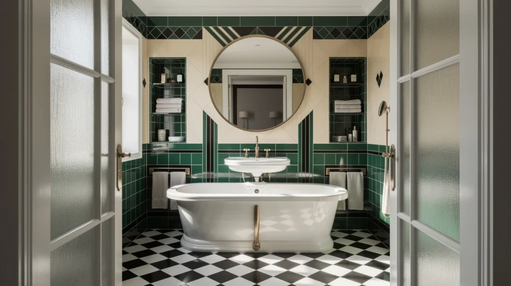 salle de bain art deco