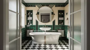 salle de bain art deco